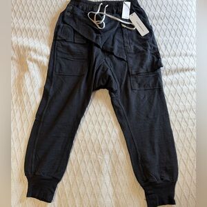 Rick Owens Black Cargo  Sweatpants Drawstring S 
PANTALONI PRISONNER MEMPHIS